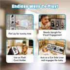 High Contrast Tummy Time Book