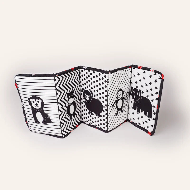 High Contrast Tummy Time Book