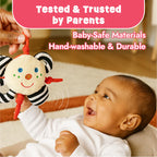 Snuggle Clutch - High contrast sensory soft toy for babies